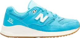 New Balance: Голубые кроссовки  530