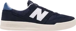 New Balance: Синие кроссовки 
