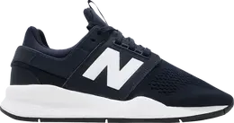 New Balance: Синие кроссовки 