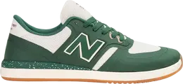 New Balance: Зелёные кроссовки 