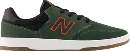 New Balance: Зелёные кроссовки 