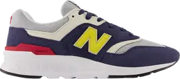 New Balance: Жёлтые кроссовки  997H