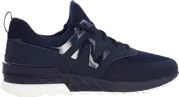New Balance: Синие кроссовки  574