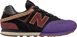 New Balance: Чёрные кроссовки  574