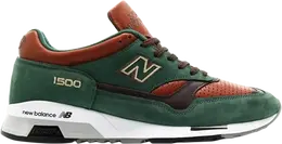 New Balance: Зелёные кроссовки  1500