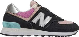 New Balance: Чёрные кроссовки  574
