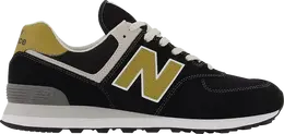 New Balance: Чёрные кроссовки 