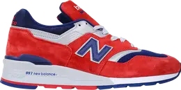 New Balance: Красные кроссовки  997