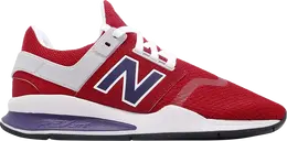 New Balance: Красные кроссовки 