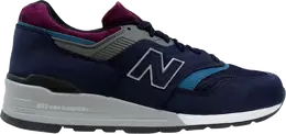 New Balance: Синие кроссовки  997