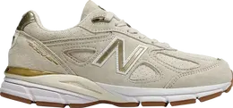 New Balance: Бежевые кроссовки 