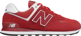 New Balance: Красные кроссовки  574