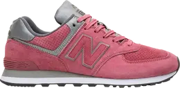 New Balance: Розовые кроссовки  574