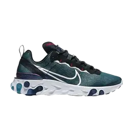 Nike: Зелёные кроссовки  React Element 55