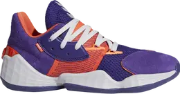Adidas: Фиолетовые кроссовки  Harden