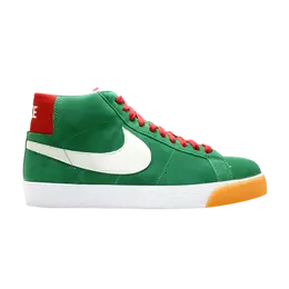 Nike: Зелёные кроссовки  Blazer SB