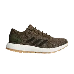 Adidas: Зелёные кроссовки  PureBoost