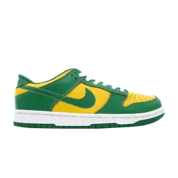 Nike: Зелёные кроссовки  Dunk Low