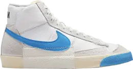 Nike: Голубые кроссовки  Blazer Mid 77