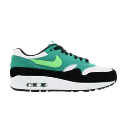 Nike: Зелёные кроссовки  Air Max 1