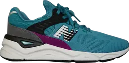 New Balance: Синие кроссовки 