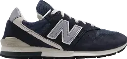 New Balance: Голубые кроссовки  996