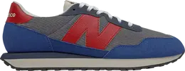 New Balance: Синие кроссовки  237
