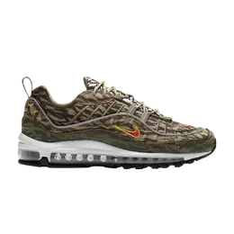 Nike: Зелёные кроссовки  Air Max 98