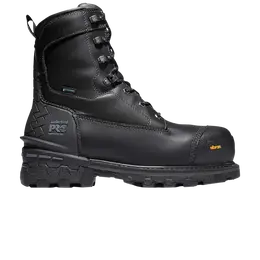 Timberland: Чёрные ботинки 