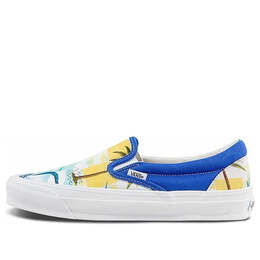 Vans: Синие кроссовки  Classic Slip On