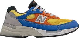 New Balance: Синие кроссовки  992