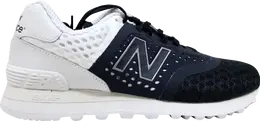 New Balance: Синие кроссовки  574