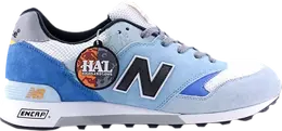 New Balance: Синие кроссовки  577
