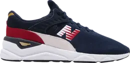 New Balance: Синие кроссовки 