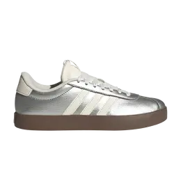 Adidas: Серебристые кроссовки 