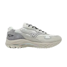 Mizuno: Серебристые кроссовки 