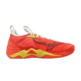 Mizuno: Оранжевые кроссовки 