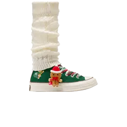 Converse: Зелёные кроссовки  Chuck 70