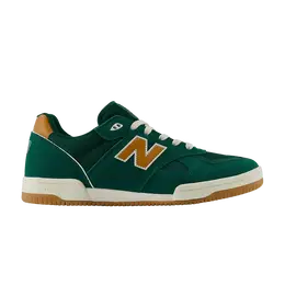 New Balance: Зелёные кроссовки 