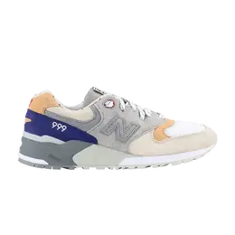 New Balance: Серые кроссовки 