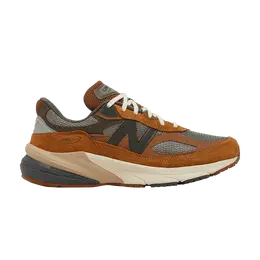 New Balance: Коричневые кроссовки 