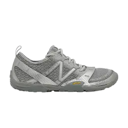 New Balance: Серебристые кроссовки 