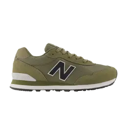 New Balance: Зелёные кроссовки  515