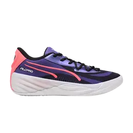 PUMA: Фиолетовые кроссовки 