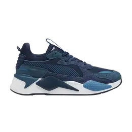 PUMA: Голубые кроссовки  RS-X