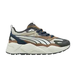 PUMA: Коричневые кроссовки  RS-X