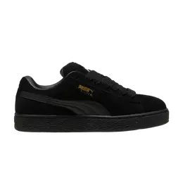 PUMA: Чёрные кроссовки  Suede