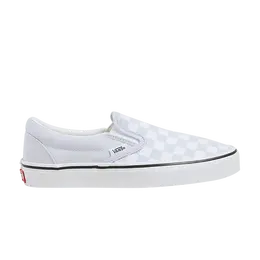 Vans: Голубые шлёпанцы  Classic Slip On