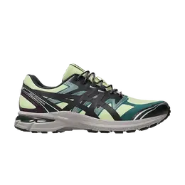 Asics: Зелёные кроссовки  Gel