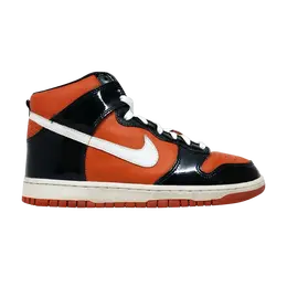 Nike: Оранжевые кроссовки  Dunk High